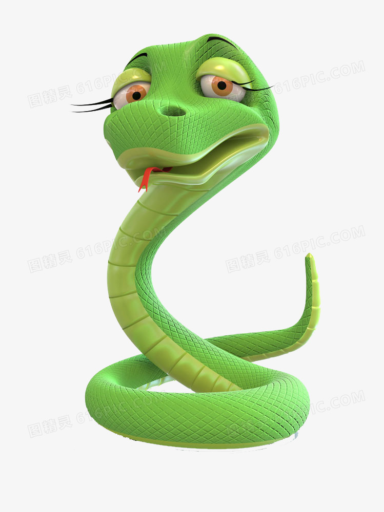 关键词:              立体卡通3d十二生肖绿色蛇