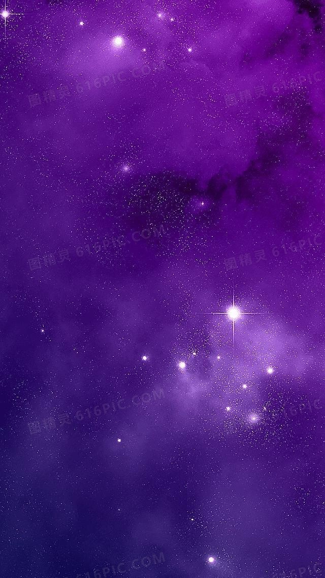 神秘紫色星空壁纸
