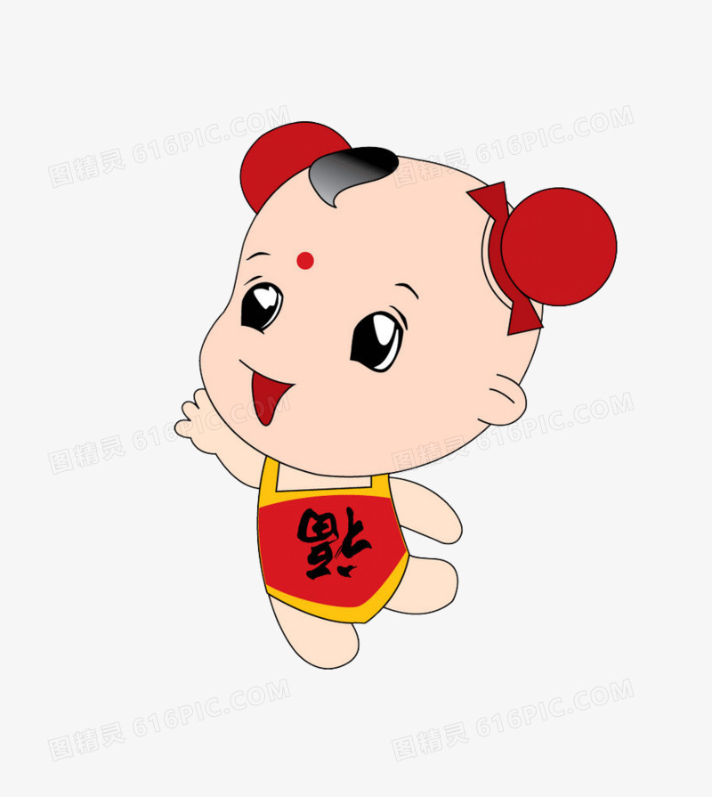 关键词:             红色卡通可爱喜庆春节中国风娃娃福娃