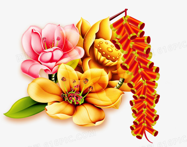 春节装饰花