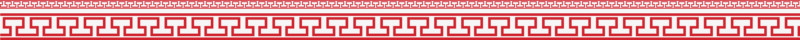 中国年古代回纹边框中国红