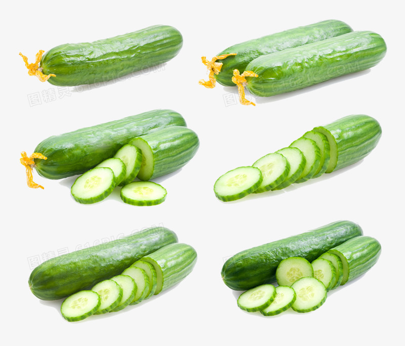 新鲜的黄瓜食物高清图片