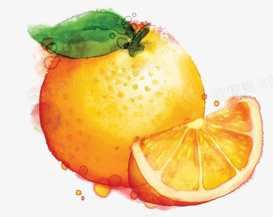 关键词:创意水果橙色橘子甜橙卡通橙子图精灵为您提供水彩橙子免费