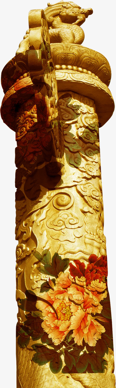 中秋节金色建筑物