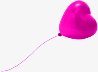 粉色爱心气球海报背景七夕情人节
