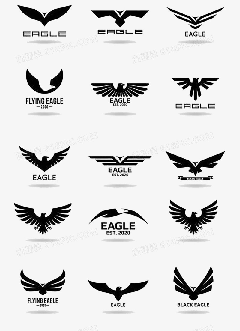 创意老鹰商标设计