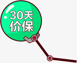 卡通绿色气球30天保价