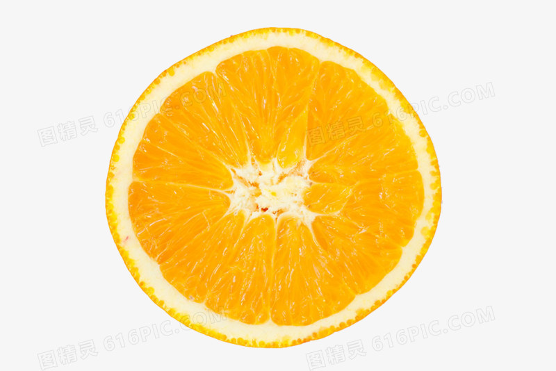 创意手绘合成黄色的橘子