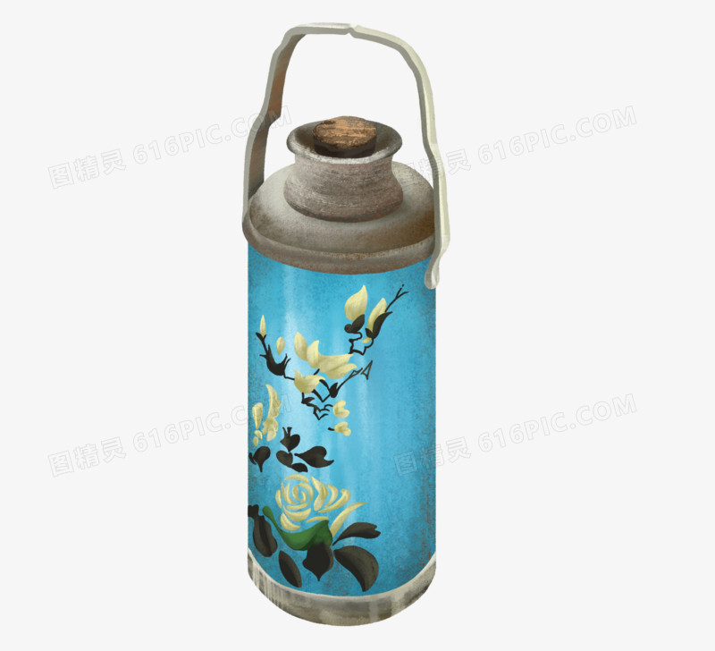 老古董暖水瓶热水瓶图精灵为您提供卡通手绘水壶老物件元素免费下载