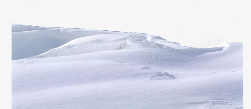 雪白色的大山