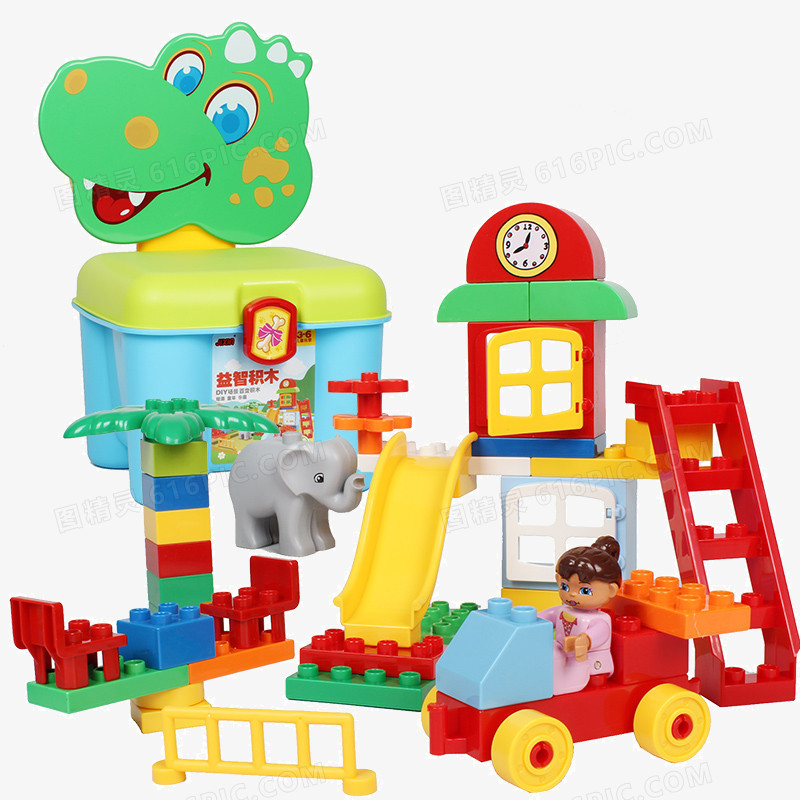 儿童宝宝益智早教玩具小凳子大块大颗粒积木塑料拼插拼装