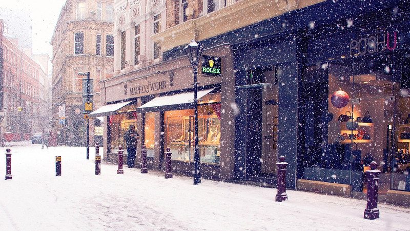 冬季下雪的街道城市图片免费下载_png素材_编号vr7iw9