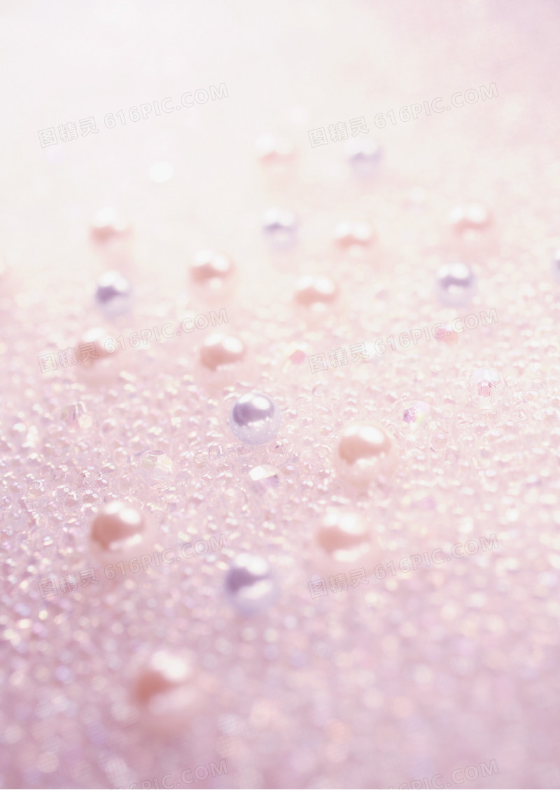 粉色梦幻彩色珍珠壁纸