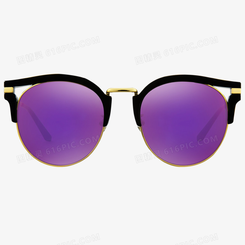 紫色时尚气质太阳镜