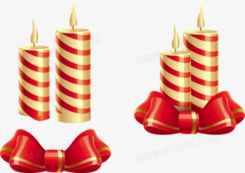 关键词:蜡烛矢量蜡烛矢量蝴蝶结节日蜡烛装饰图案圣诞节矢量蜡烛矢量