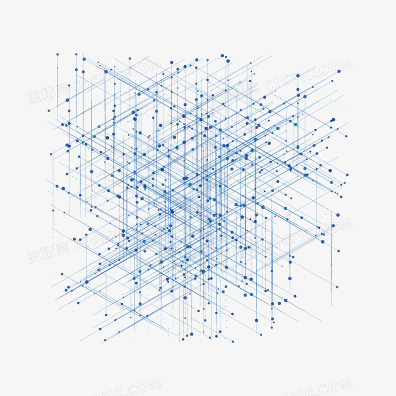 矢量蓝色科技图案