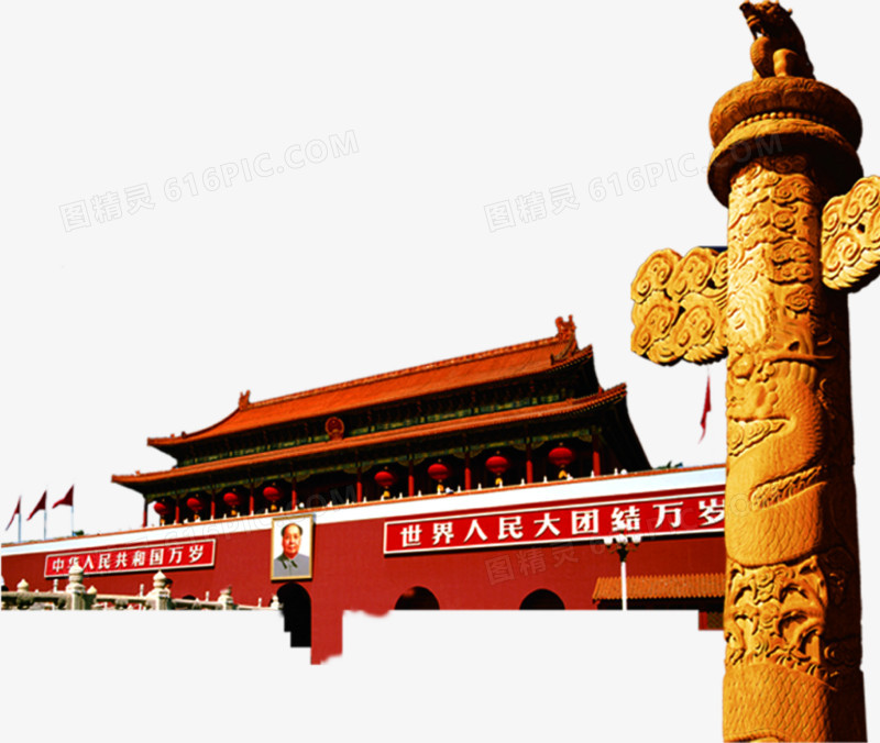 天安门庄严图片素材