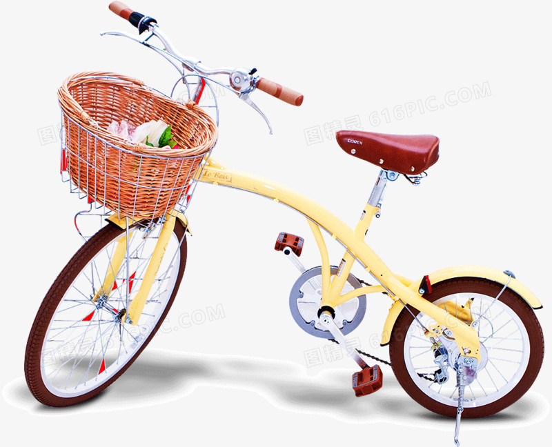 可爱自行车交通工具