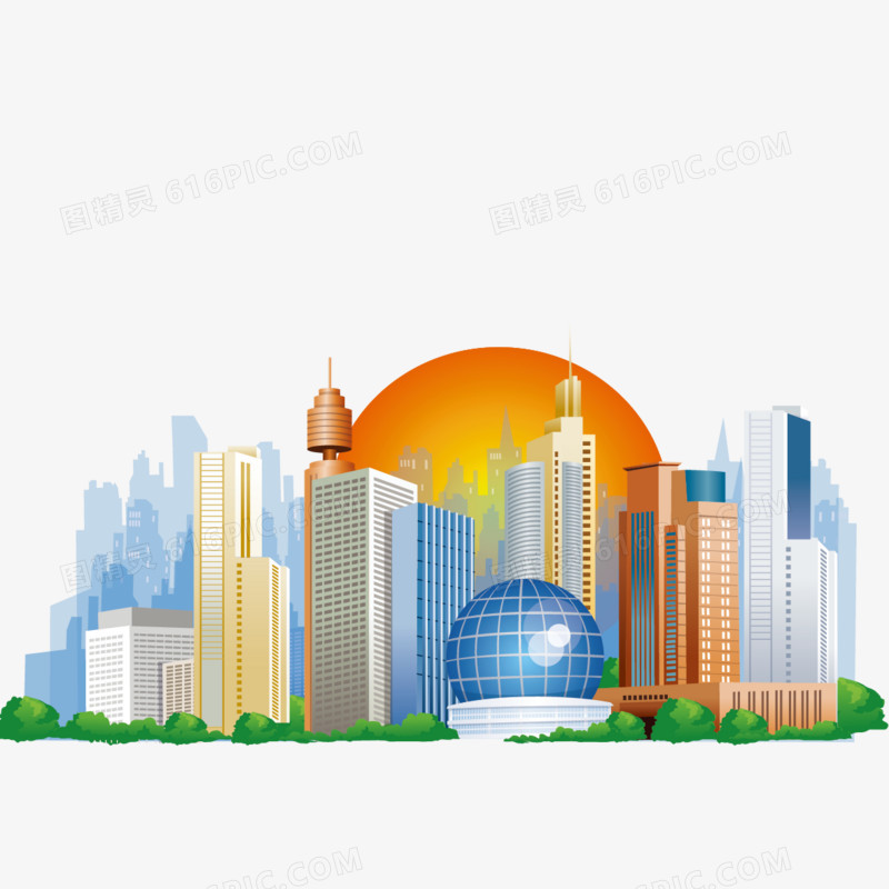 太阳和城市