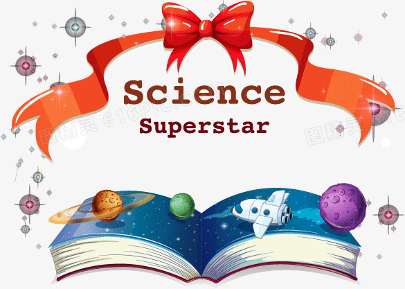 科学 superstar 书本 知识 矢量图 装饰图案