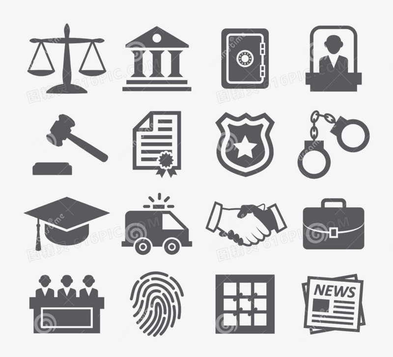 法律法院图标logo设计图片免费下载_高清png素材_图