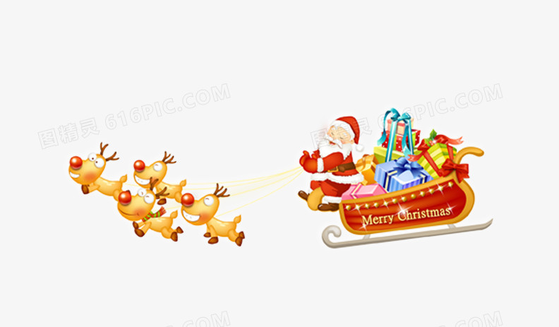 圣诞鹿车装饰图片免费下载_png素材_编号vj9ir297y_图精灵