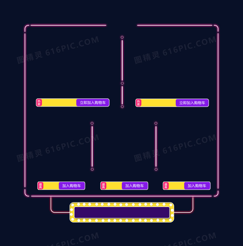 加入购物车发光边框