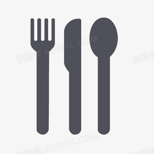 餐具晚餐吃吃叉刀午餐餐厅勺子灰色应用类型