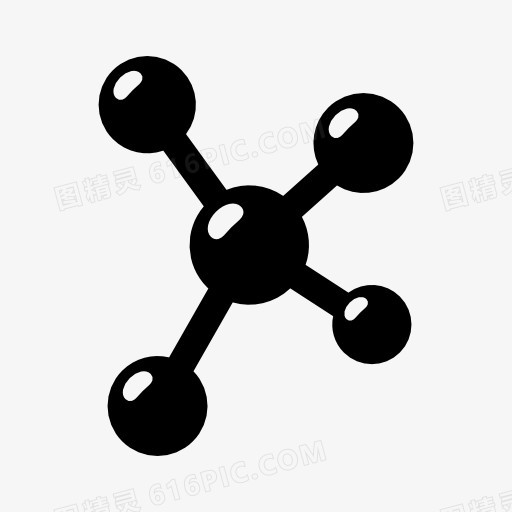 化学分子图标