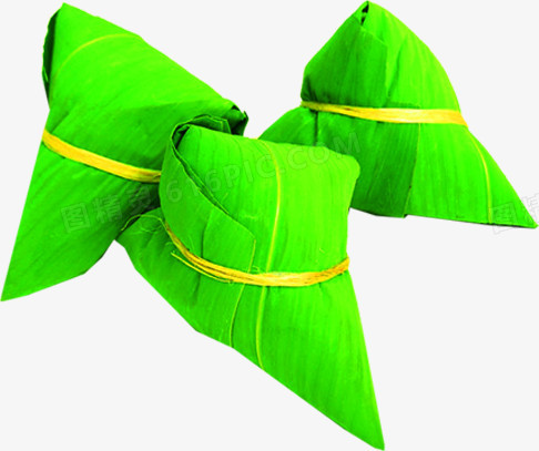 绿色粽子端午节装饰