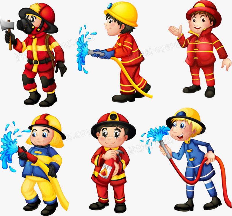 关键词:              消防消防员水水管防范广告