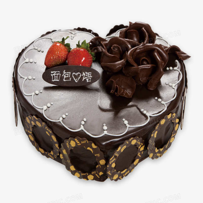 心形巧克力蛋糕
