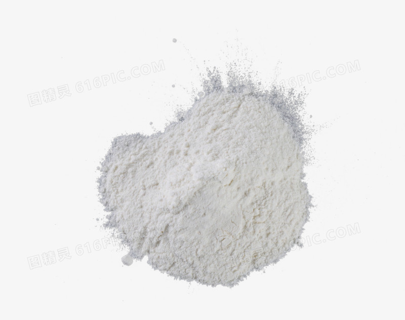 纯白色粉末免扣素材