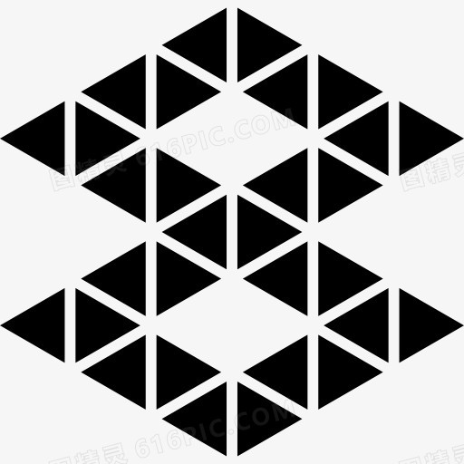 多边形数八图标