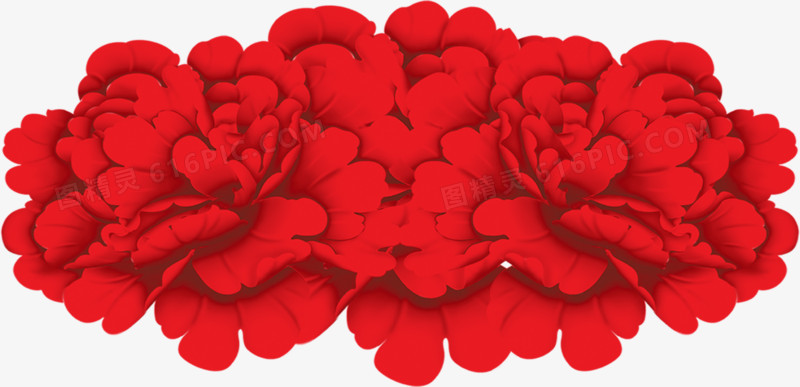 关键词:              红色牡丹大红牡丹花花朵中国红花元素