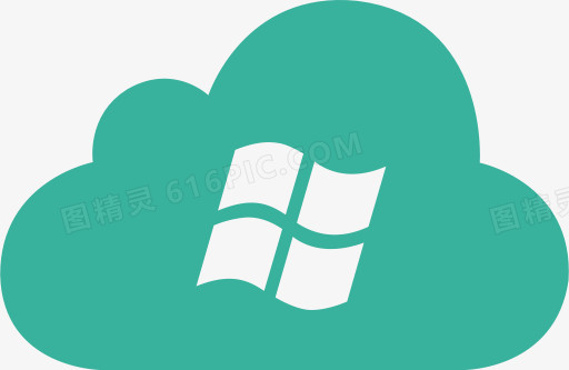 云微软操作系统系统Windows绿色云端网络图标版05 -免费