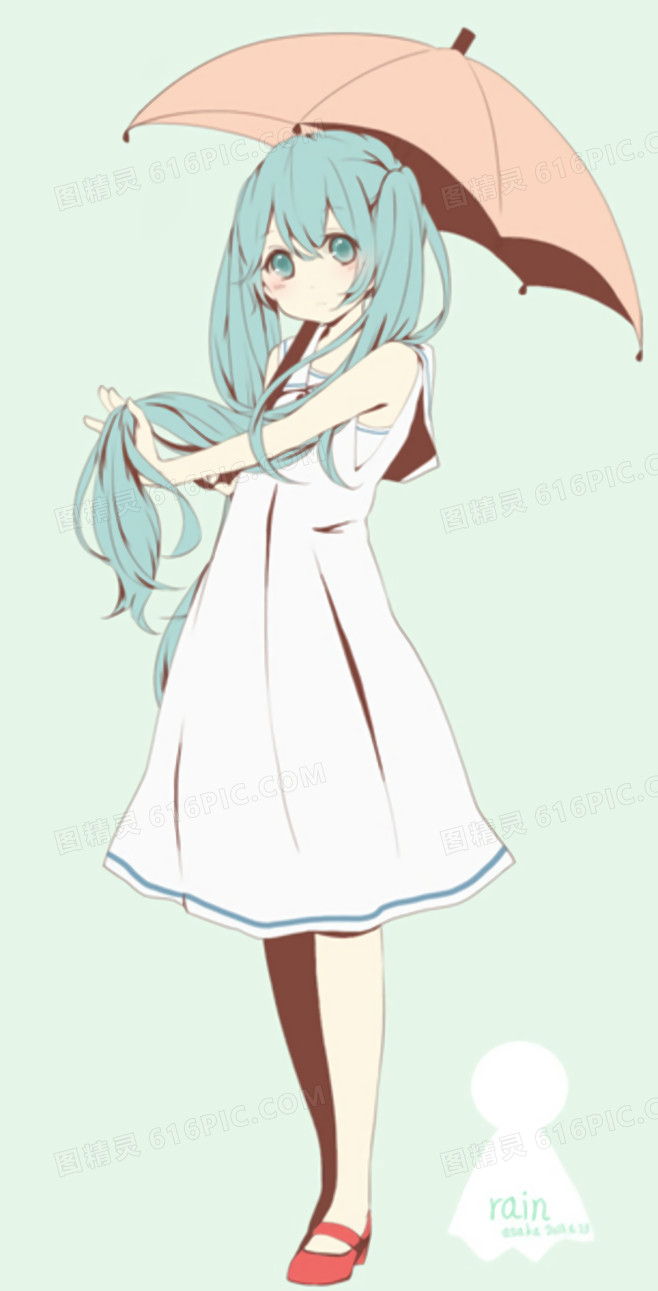 初音未来梦幻萝莉萌妹子二次元少女