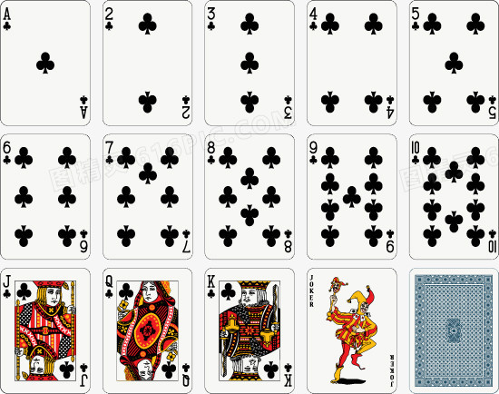 扑克牌素材矢量图片