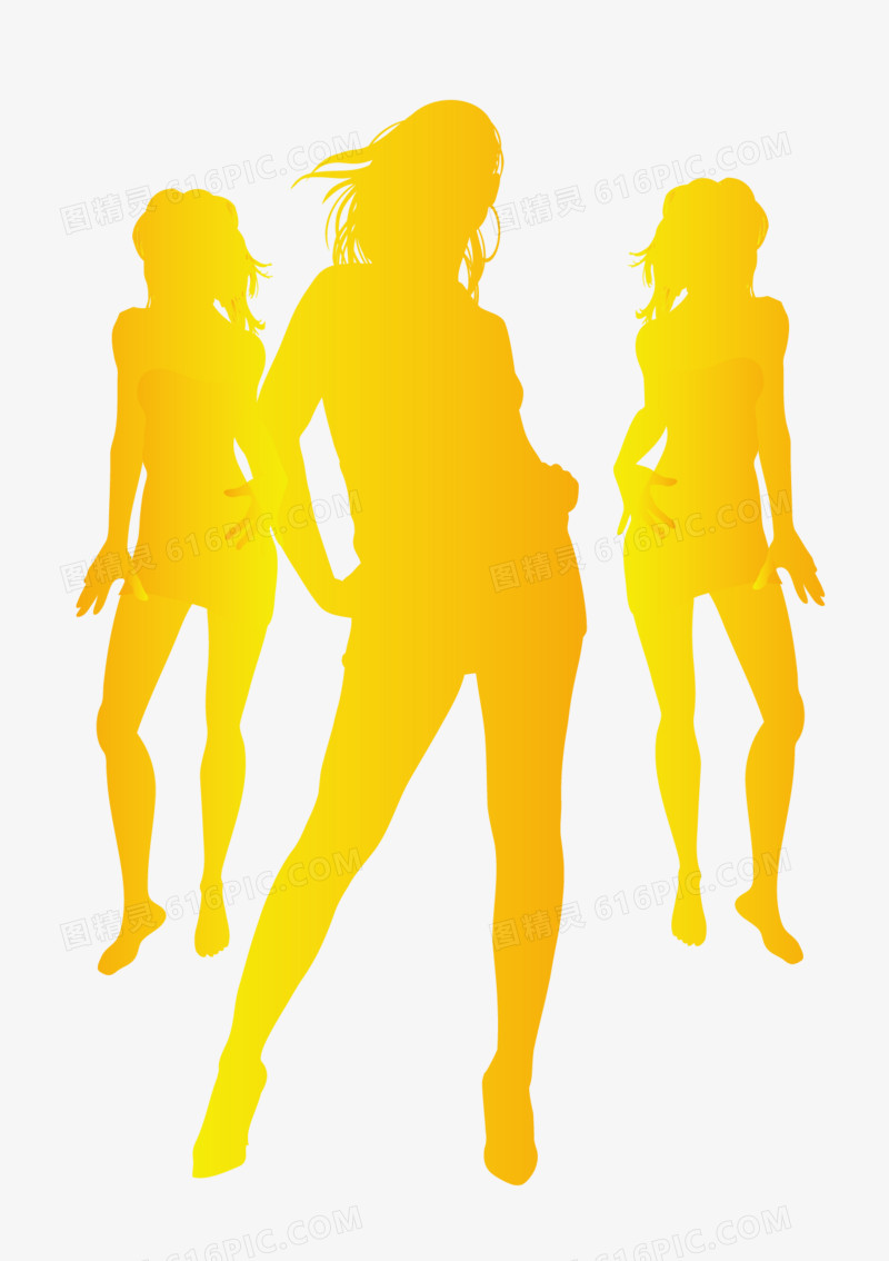 矢量跳舞女孩
