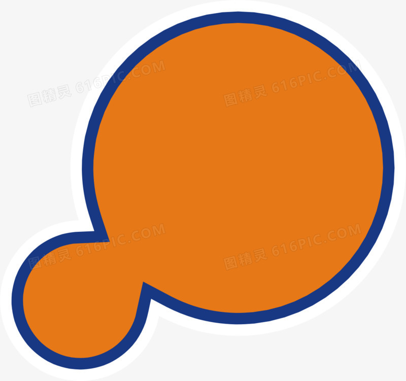橘色圆圈设计