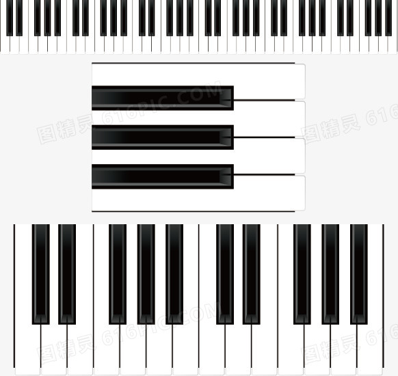 关键词:黑白琴键矢量乐器钢琴图精灵为您提供黑白琴键矢量图免费下载