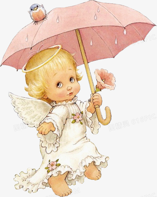 打伞的小天使