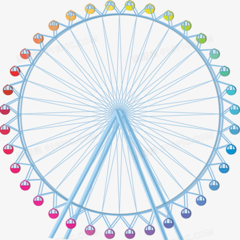 童趣六一摩天轮素材