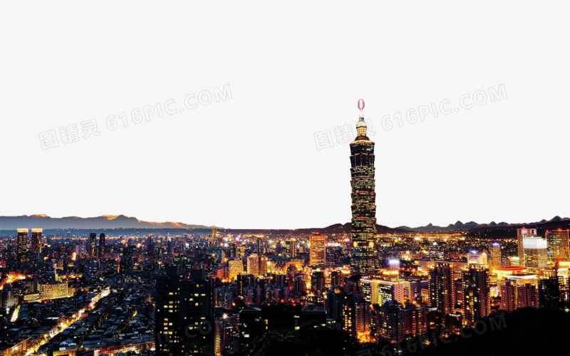台湾城市夜景