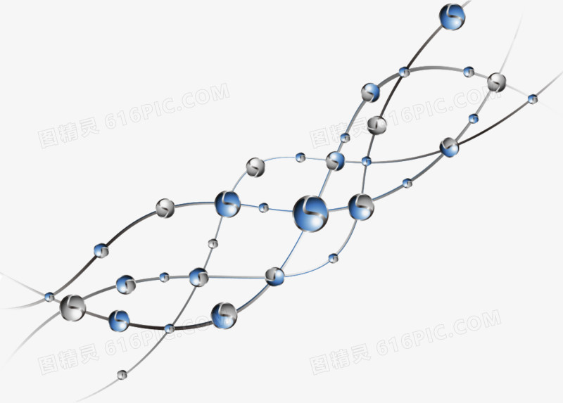 分子结构矢量素材