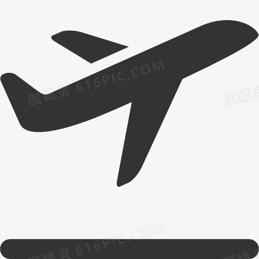 airplane takeoff icon