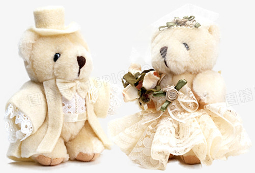结婚浪漫小熊