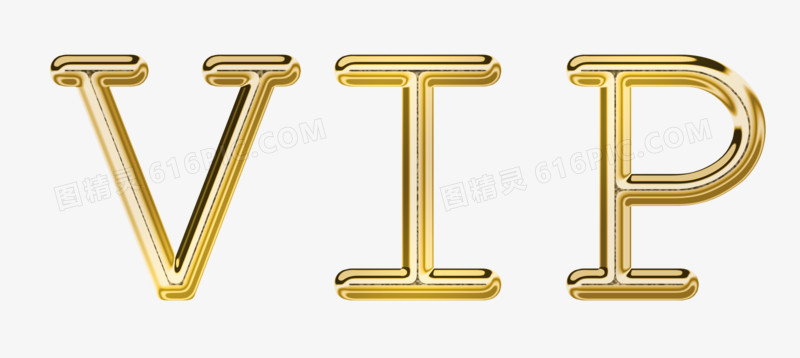 精致金色vip