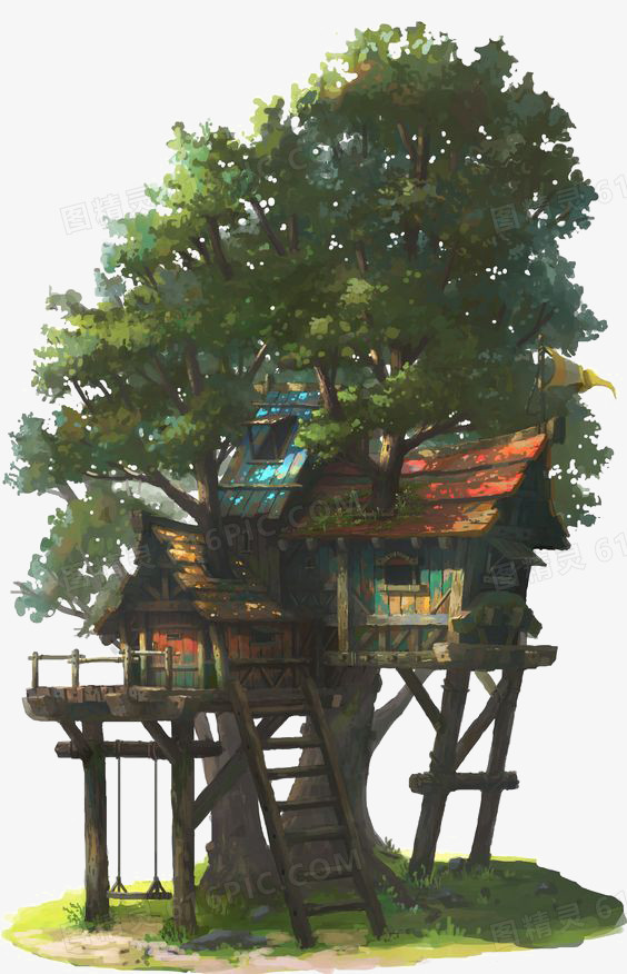关键词:              手绘房子创意房子卡通房子树林木屋小木屋