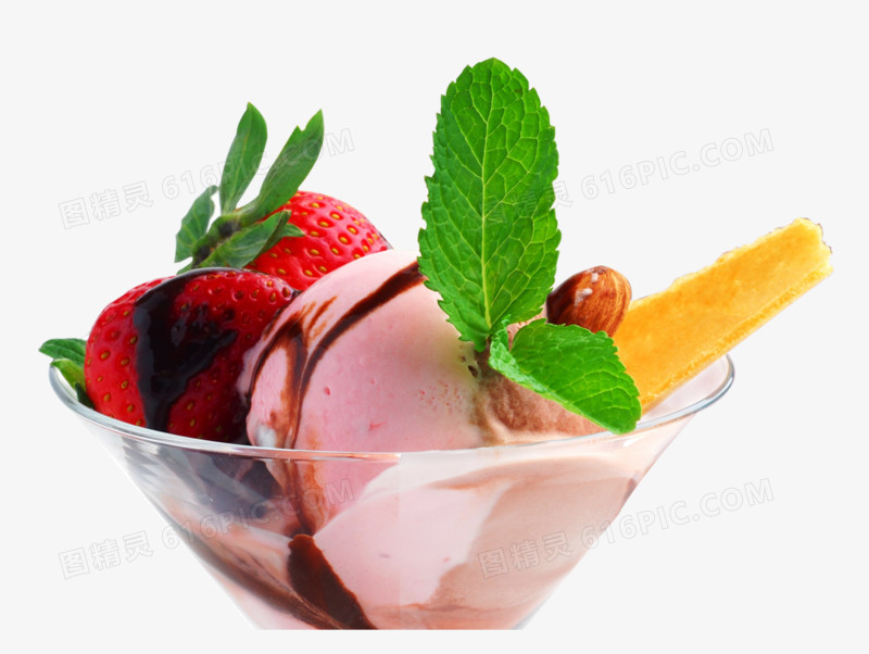 冰淇淋矢量图冰激凌图案 冰淇淋草莓